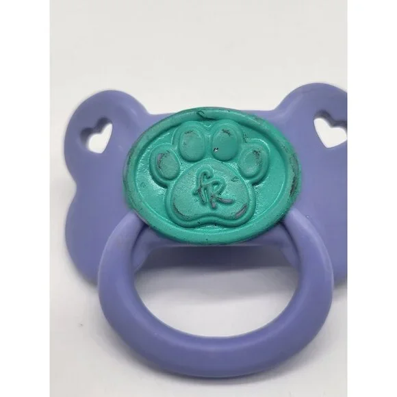 Hasbro FurReal Friend Animal Replacement Purple & Teal Pacifier Lot of 2 - Picture 3 of 7